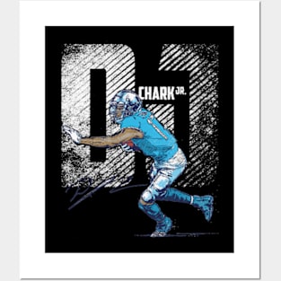 D.J. Chark Jr. Carolina Bold W Posters and Art